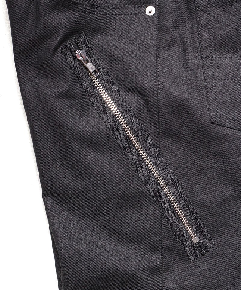 RALEIGH / ラリー（RED MOTEL / レッドモーテル） ｜“Just Like Taking Candy From A Baby” ZIP SLIM TROUSERS (BLACK)商品画像13