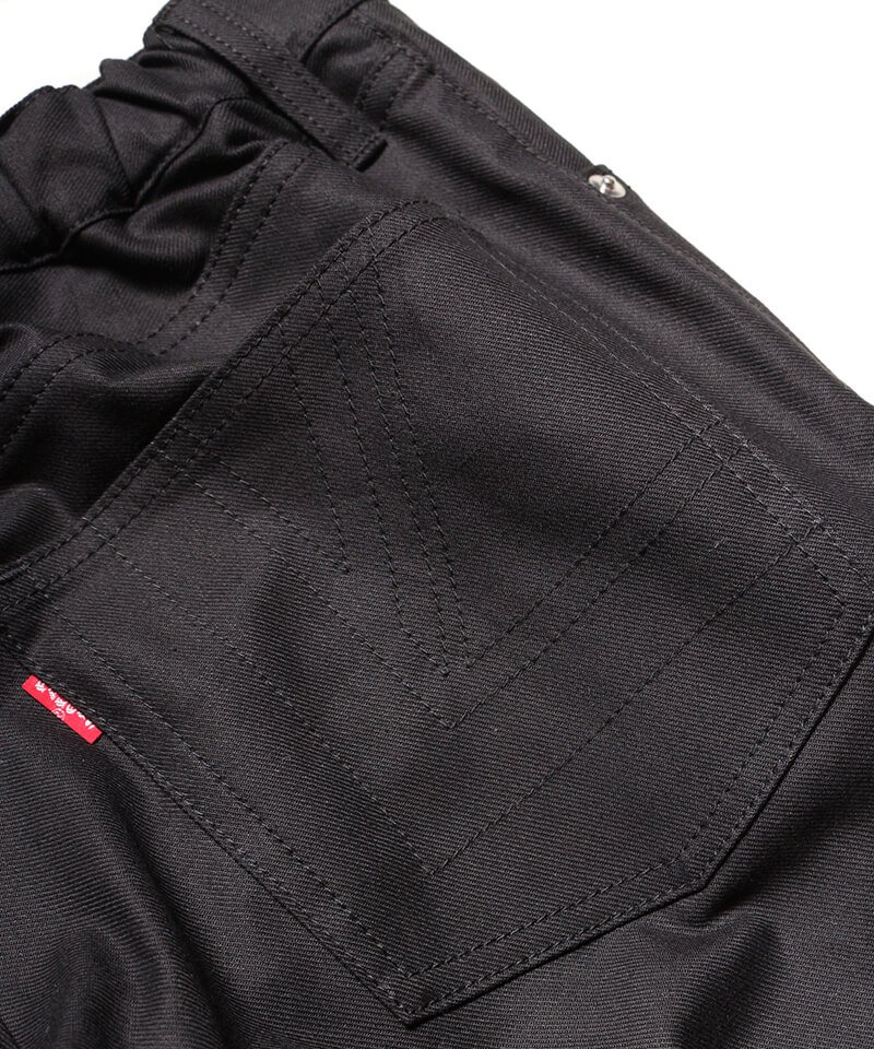 RALEIGH / ラリー（RED MOTEL / レッドモーテル） ｜“Just Like Taking Candy From A Baby” ZIP SLIM TROUSERS (BLACK)商品画像14