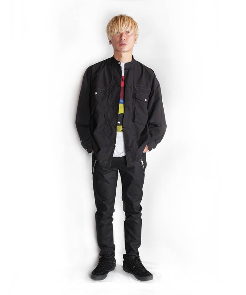 RALEIGH / ラリー（RED MOTEL / レッドモーテル） ｜“Just Like Taking Candy From A Baby” ZIP SLIM TROUSERS (BLACK)商品画像19