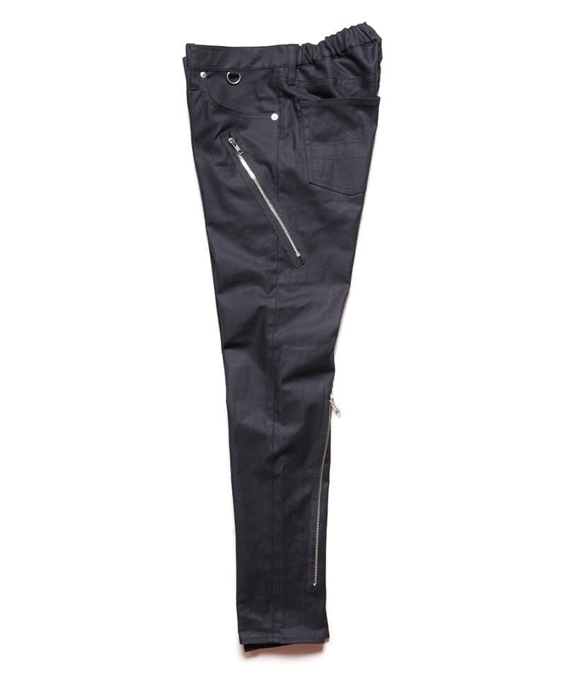 RALEIGH / ラリー（RED MOTEL / レッドモーテル） ｜“Just Like Taking Candy From A Baby” ZIP SLIM TROUSERS (BLACK)商品画像2