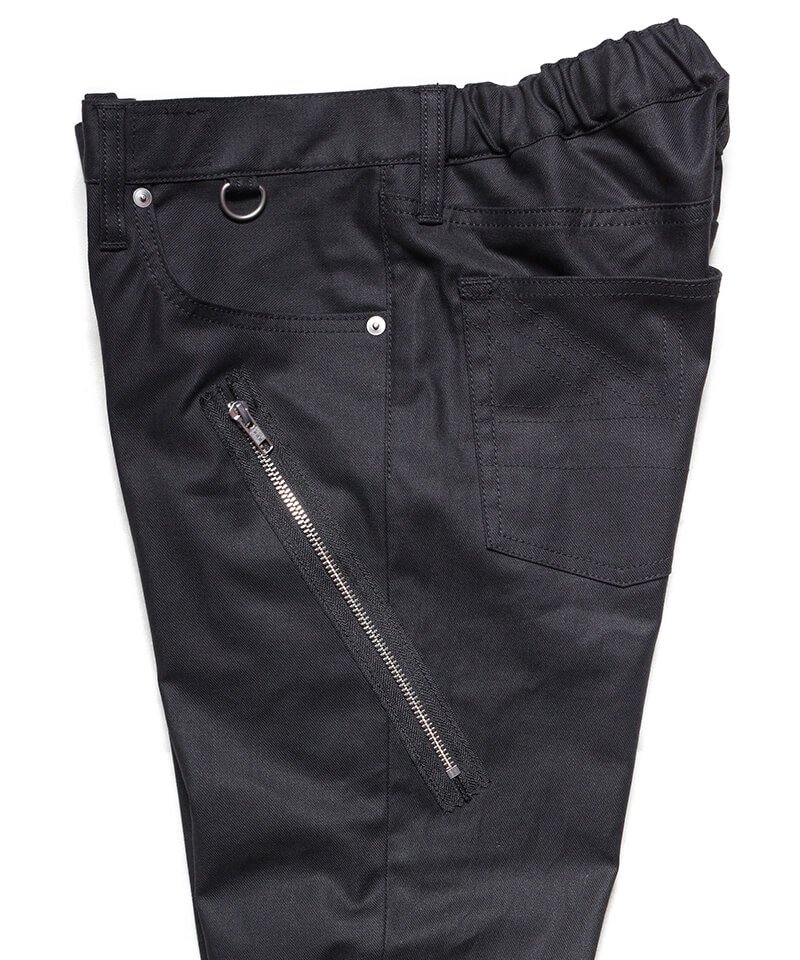 RALEIGH / ラリー（RED MOTEL / レッドモーテル） ｜“Just Like Taking Candy From A Baby” ZIP SLIM TROUSERS (BLACK)商品画像5