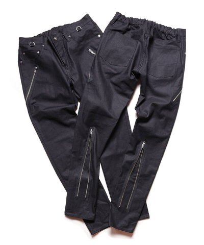 RALEIGH / ラリー（RED MOTEL / レッドモーテル） / “Just Like Taking Candy From A Baby” ZIP SLIM TROUSERS (BLACK)
