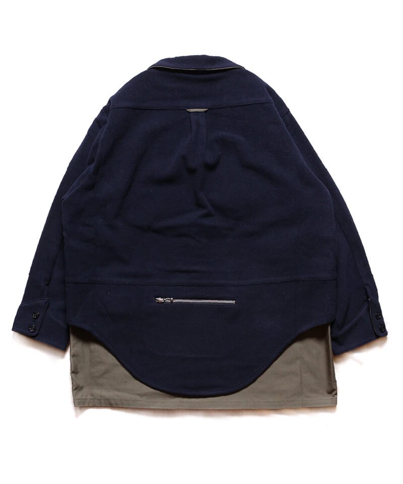 RALEIGH / ラリー（RED MOTEL / レッドモーテル） ｜“DARKSIDE OF THE CLOWN” OVERLAP STRUCTURE COAT商品画像1