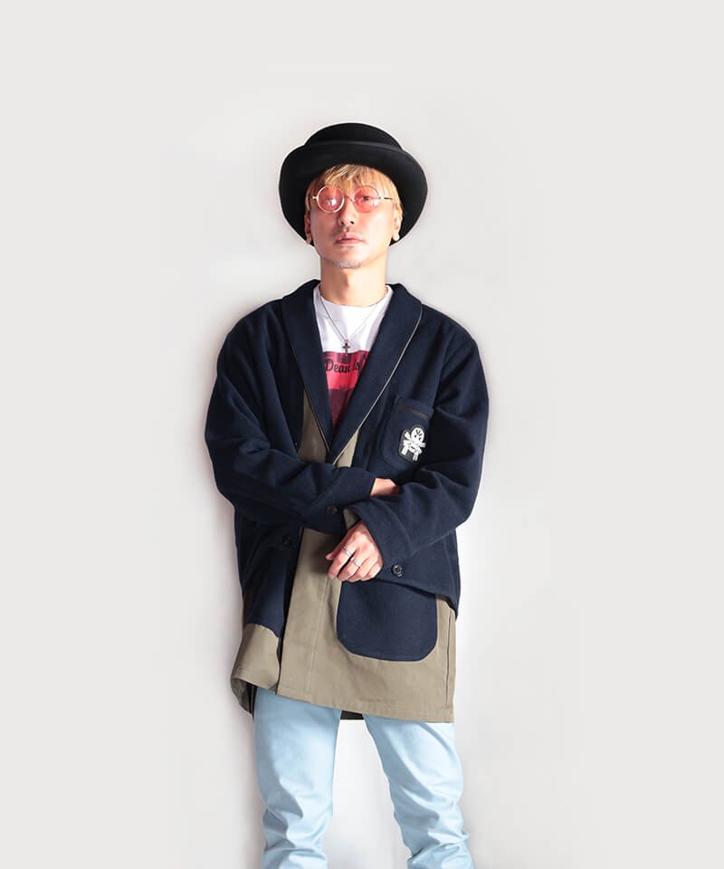 RALEIGH / ラリー（RED MOTEL / レッドモーテル） ｜“DARKSIDE OF THE CLOWN” OVERLAP STRUCTURE COAT商品画像20