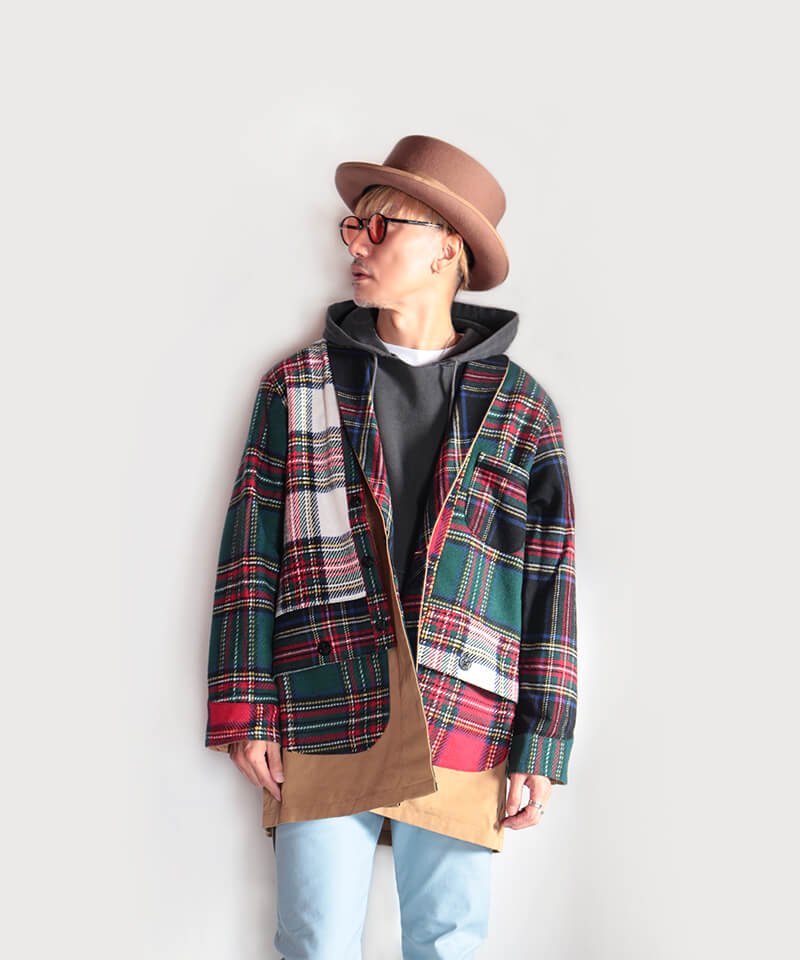RALEIGH / ラリー（RED MOTEL / レッドモーテル） ｜“KRUSTY THE CLOWN” OVERLAP STRUCTURE COAT商品画像24