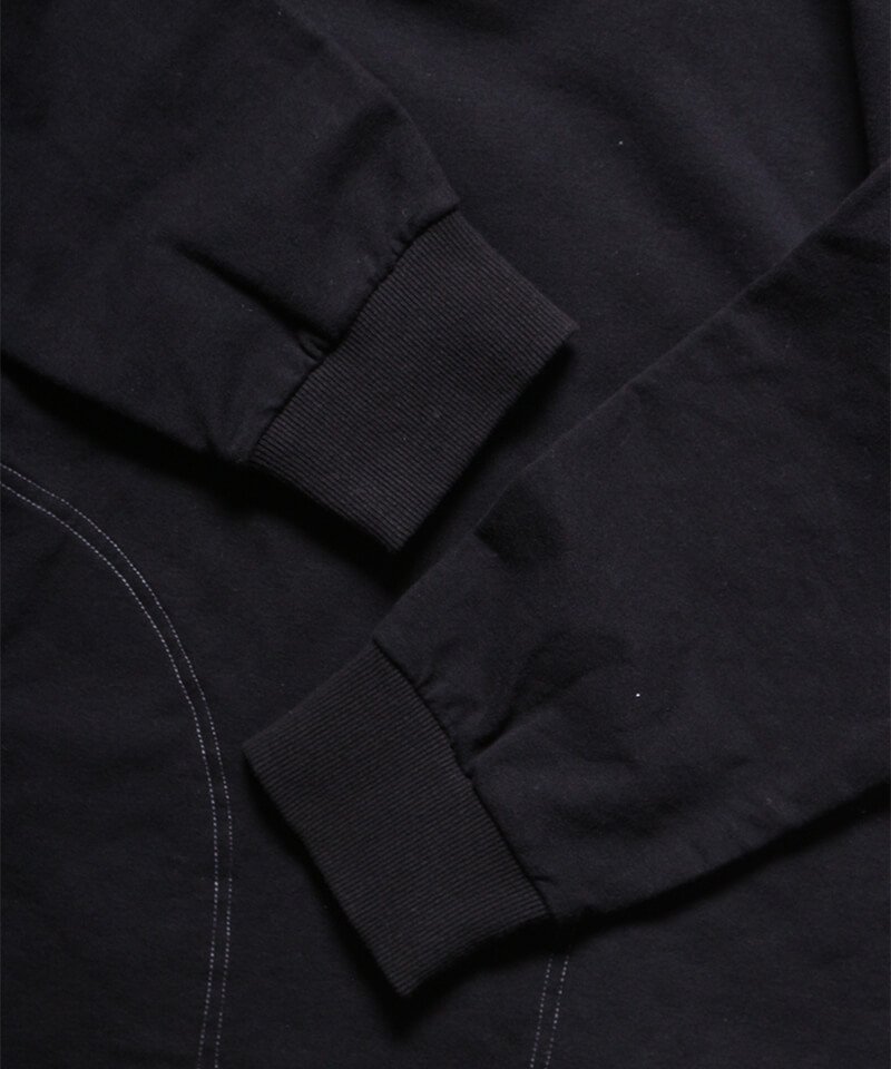 Frame switchwear / フレーム スウィッチウェア ｜HENLEY NECK SWEAT SHIRT (LIMITED BLACK) 商品画像10