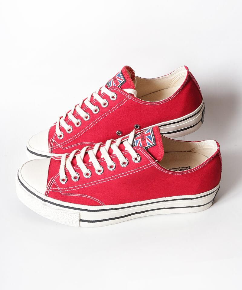 “R.L.G CRUSH ALTERNATIVE” 原宿発ロンドン経由 Low-Cut SNEAKERS (RED) - セレクトショップ  SIDEMILITIA（サイドミリティア）通販サイト