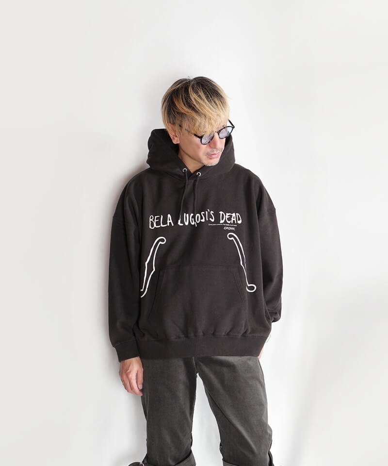 RALEIGH / ラリー（RED MOTEL / レッドモーテル） ｜“F.HOLE (Bela Lugosi’s Dead)” C/N VINTAGE PARKA (Loose Fit：GOTHIC BLACK)商品画像12