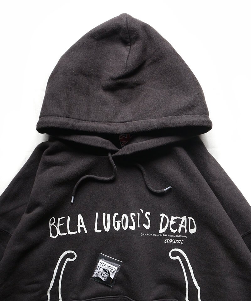 RALEIGH / ラリー（RED MOTEL / レッドモーテル） ｜“F.HOLE (Bela Lugosi’s Dead)” C/N VINTAGE PARKA (Loose Fit：GOTHIC BLACK)商品画像4