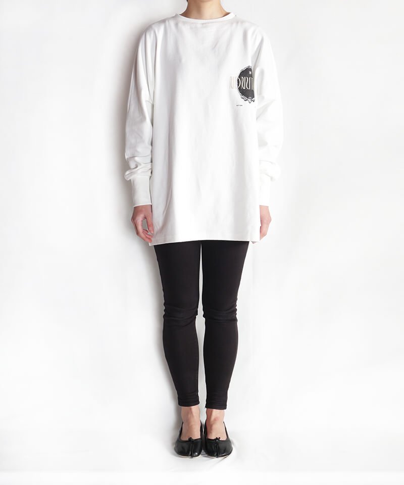 ACT9 LONG SLEEVE TEE (IVORY) - セレクトショップ SIDEMILITIA ...