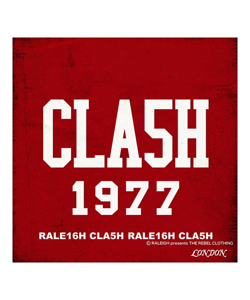 RALEIGH / ラリー（RED MOTEL / レッドモーテル） ｜RALE16H UNIVERSITY “CLA5H 1977” COLLEGE C/N SWEAT & “CLA5H 1977” COLLEGE SWEAT PANTS (RED)商品画像14