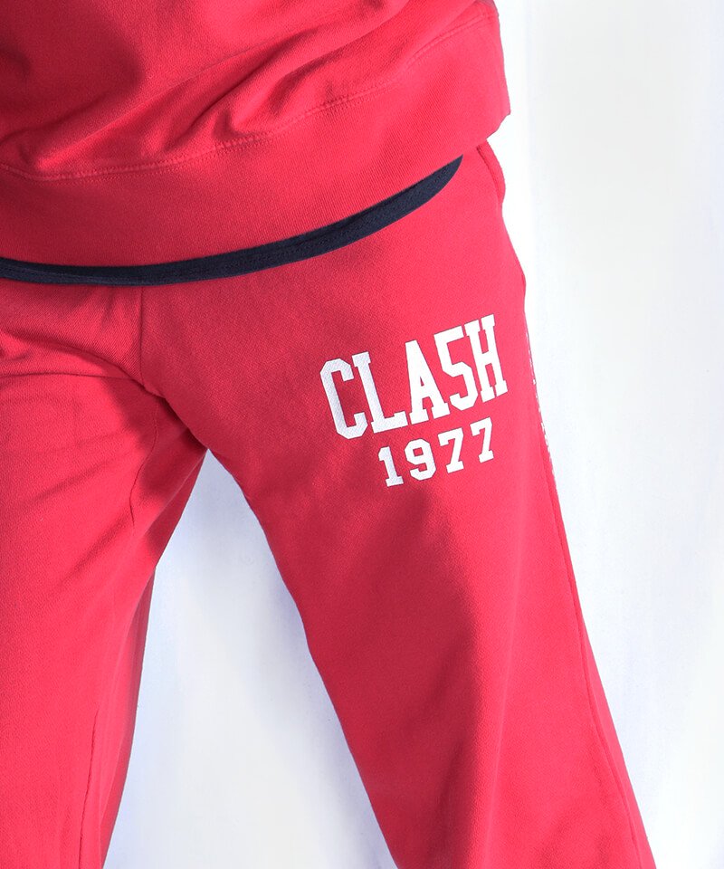 RALEIGH / ラリー（RED MOTEL / レッドモーテル） ｜RALE16H UNIVERSITY “CLA5H 1977” COLLEGE C/N SWEAT & “CLA5H 1977” COLLEGE SWEAT PANTS (RED)商品画像19