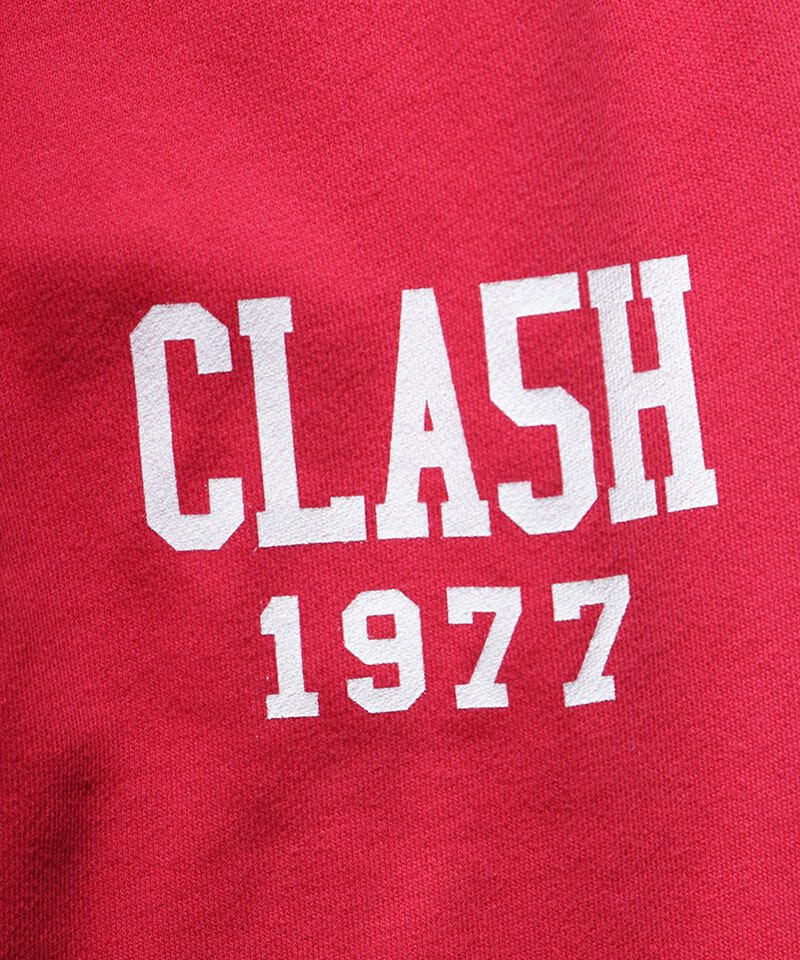 RALEIGH / ラリー（RED MOTEL / レッドモーテル） ｜RALE16H UNIVERSITY “CLA5H 1977” COLLEGE C/N SWEAT & “CLA5H 1977” COLLEGE SWEAT PANTS (RED)商品画像8