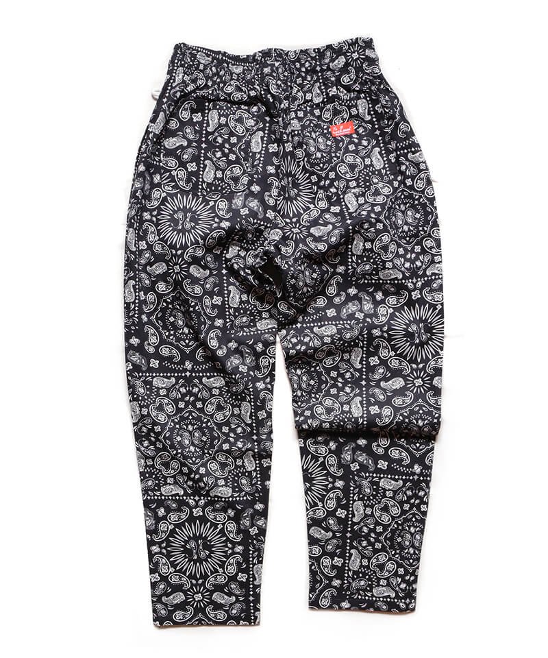 COOKMAN / クックマン【 CHEF PANTS PAISLEY (BLACK) 】- SIDEMILITIA