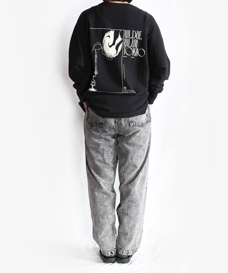 佐*誠様 cookman Snow Washed Denim Black L COOKMAN クックマン パンツ Chef Pants Snow Washed Denim Black
