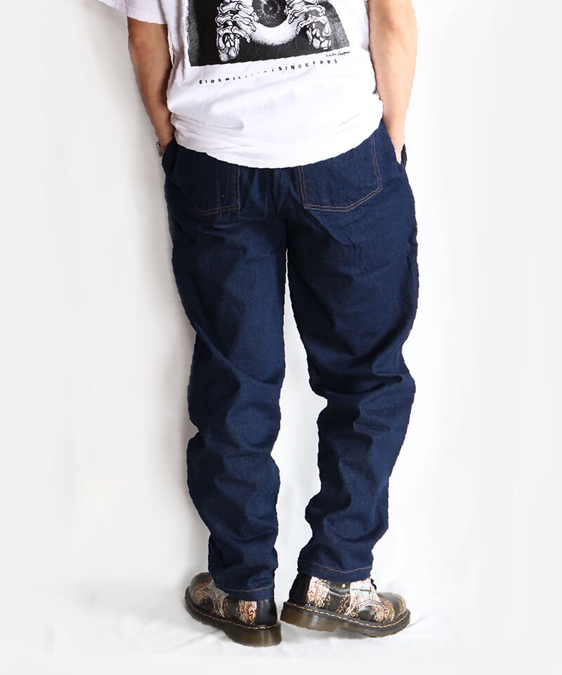 COOKMAN / クックマン【 CHEF PANTS DENIM (NAVY) 】- SIDEMILITIA inc