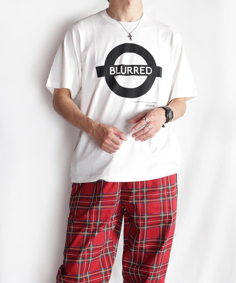 RALEIGH / ラリー（RED MOTEL / レッドモーテル） ｜“Chemical Blurred” London Tube T-SHIRTS (Loose Fit：blurred White)商品画像12