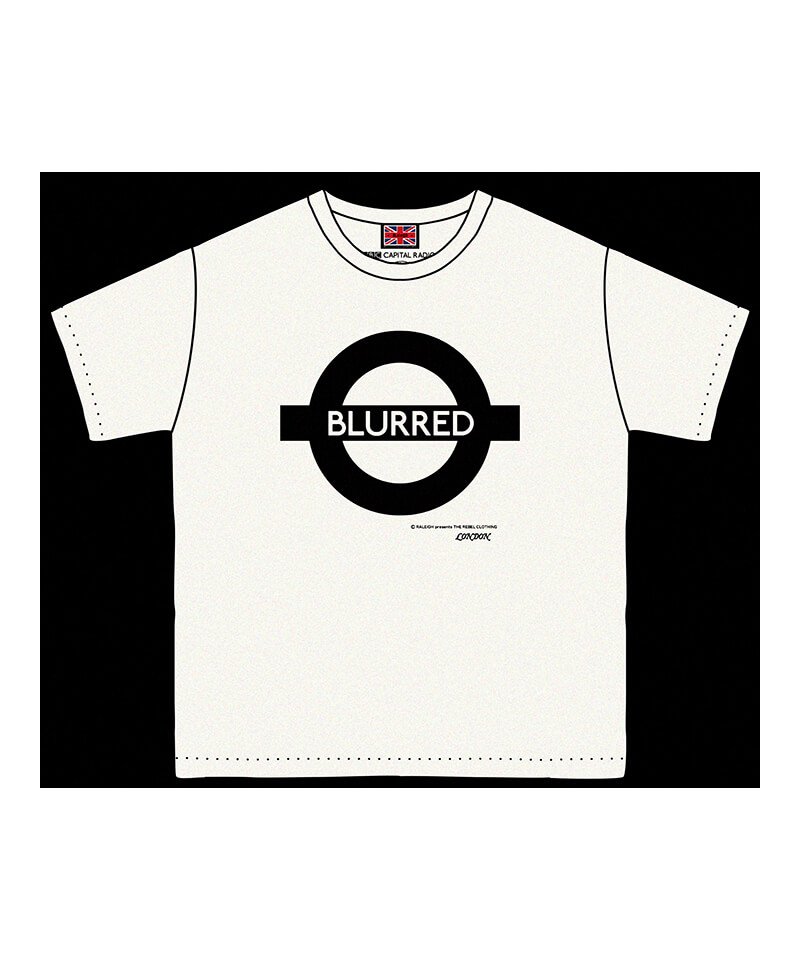 RALEIGH / ラリー（RED MOTEL / レッドモーテル） ｜“Chemical Blurred” London Tube T-SHIRTS (Loose Fit：blurred White)商品画像16