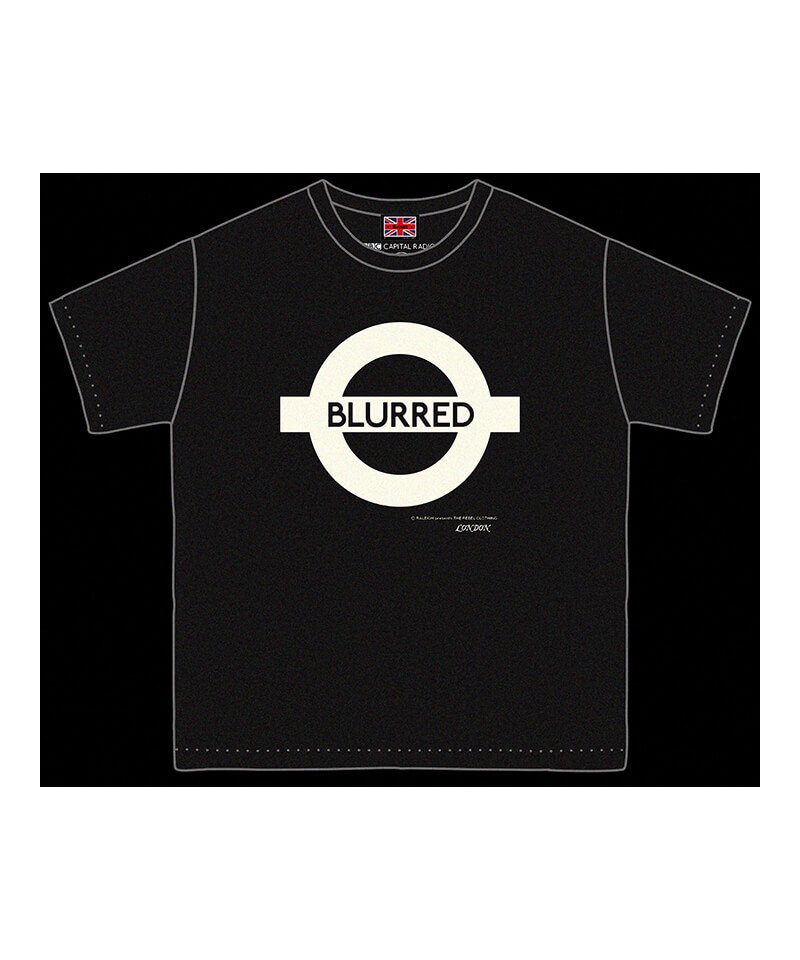 RALEIGH / ラリー（RED MOTEL / レッドモーテル） ｜“Chemical Blurred” London Tube T-SHIRTS (Loose Fit：blurred Black)商品画像16