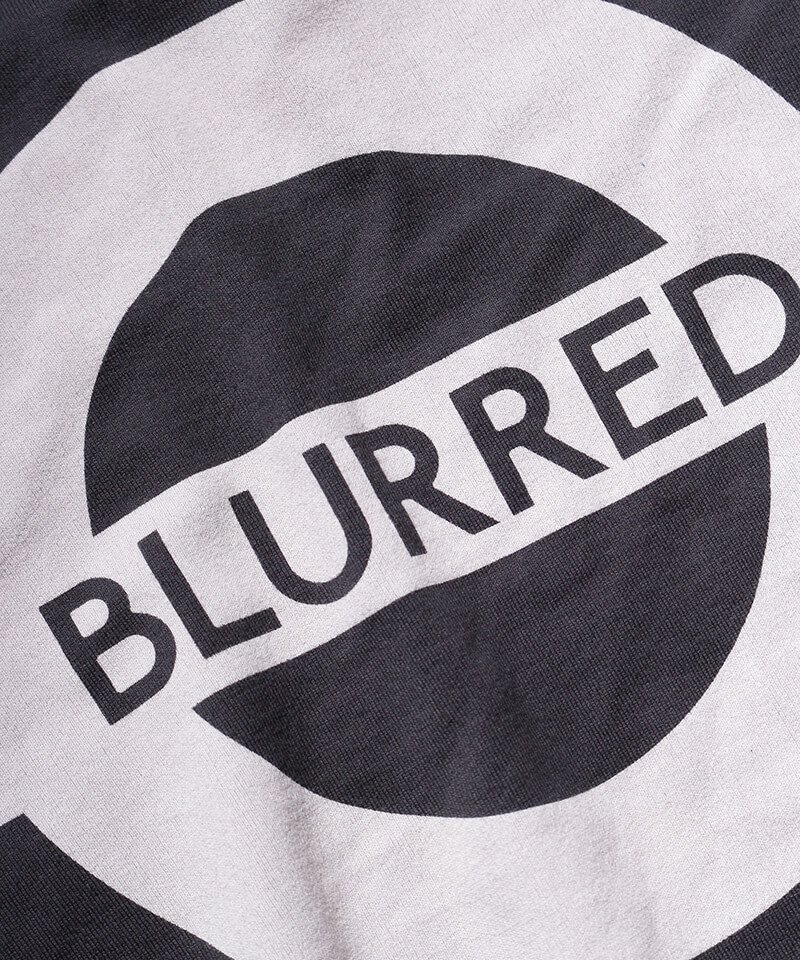 RALEIGH / ラリー（RED MOTEL / レッドモーテル） ｜“Chemical Blurred” London Tube T-SHIRTS (Loose Fit：blurred Black)商品画像3