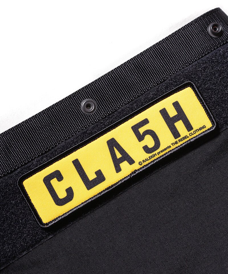 RALEIGH / ラリー（RED MOTEL / レッドモーテル） ｜“CLA5H” London Number Plate SHOULDER POUCH (BLACK)商品画像2