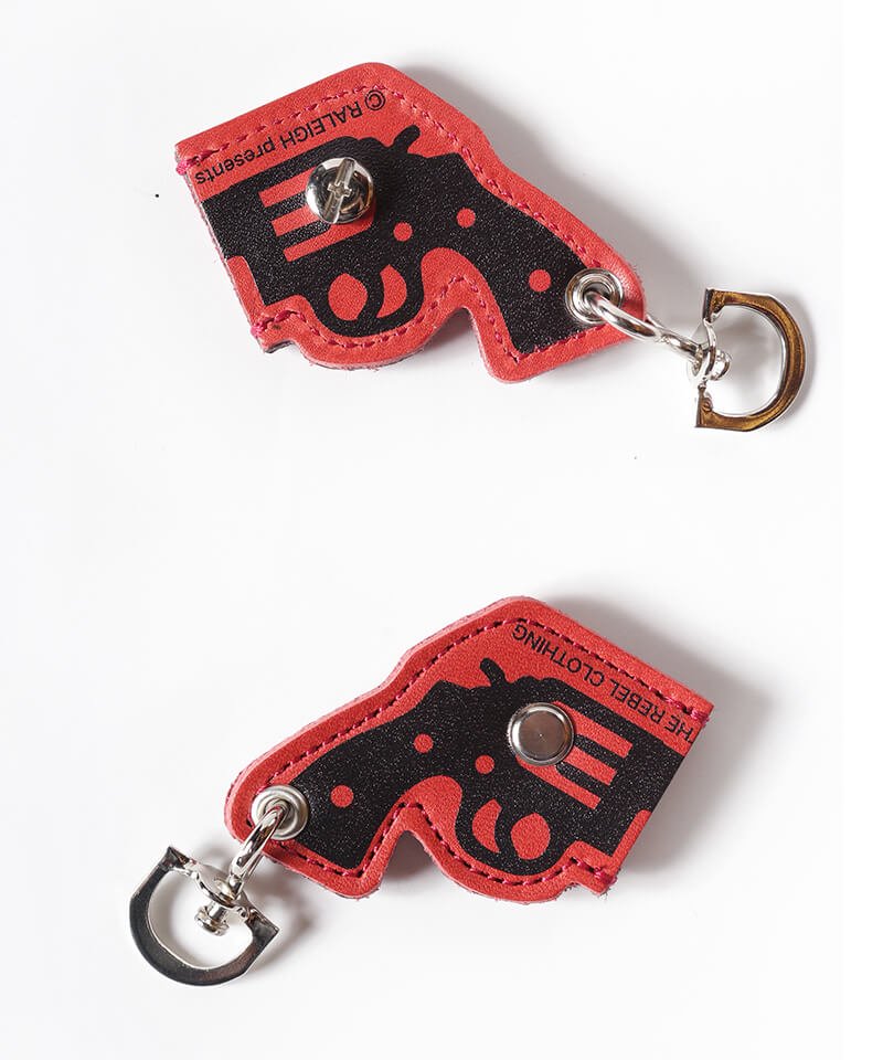 RALEIGH / ラリー（RED MOTEL / レッドモーテル） ｜“Hiding The Revolver (Reworked) LEATHER ZIP WALLET & PISTOL KEY COVER” FAB4 SET (RD)商品画像3