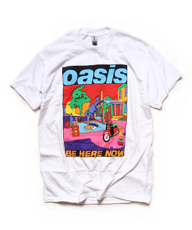 OASIS / オアシス【 BE HERE NOW ILLUSTRATION T-SHIRT ...