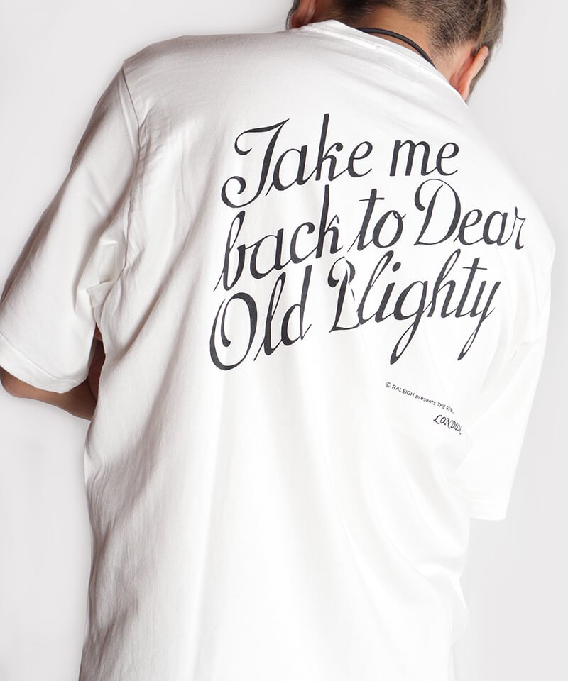 RALEIGH / ラリー（RED MOTEL / レッドモーテル） ｜“The Shyness (Take Me Back To Dear Old Blighty)” T-SHIRTS (Loose Fit / WH)商品画像17