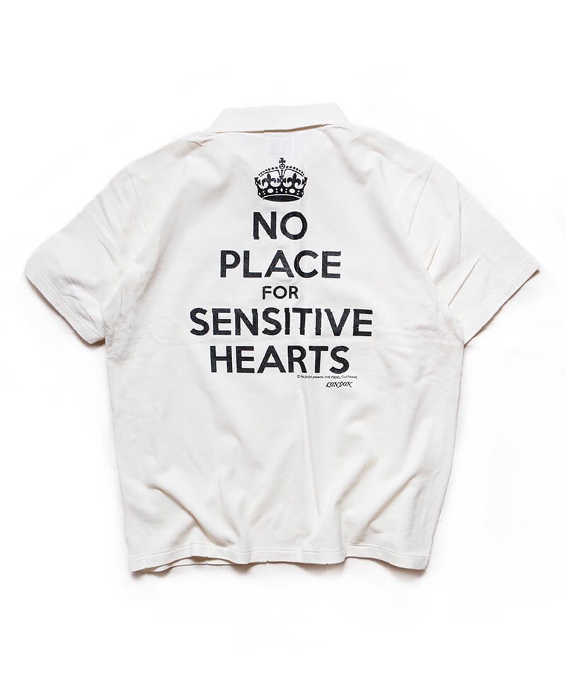 RALEIGH / ラリー（RED MOTEL / レッドモーテル） ｜“NO PLACE FOR SENSITIVE HEARTS(在広東少年)” CROWN POLO SHIRTS (VANILLA WHITE)商品画像1