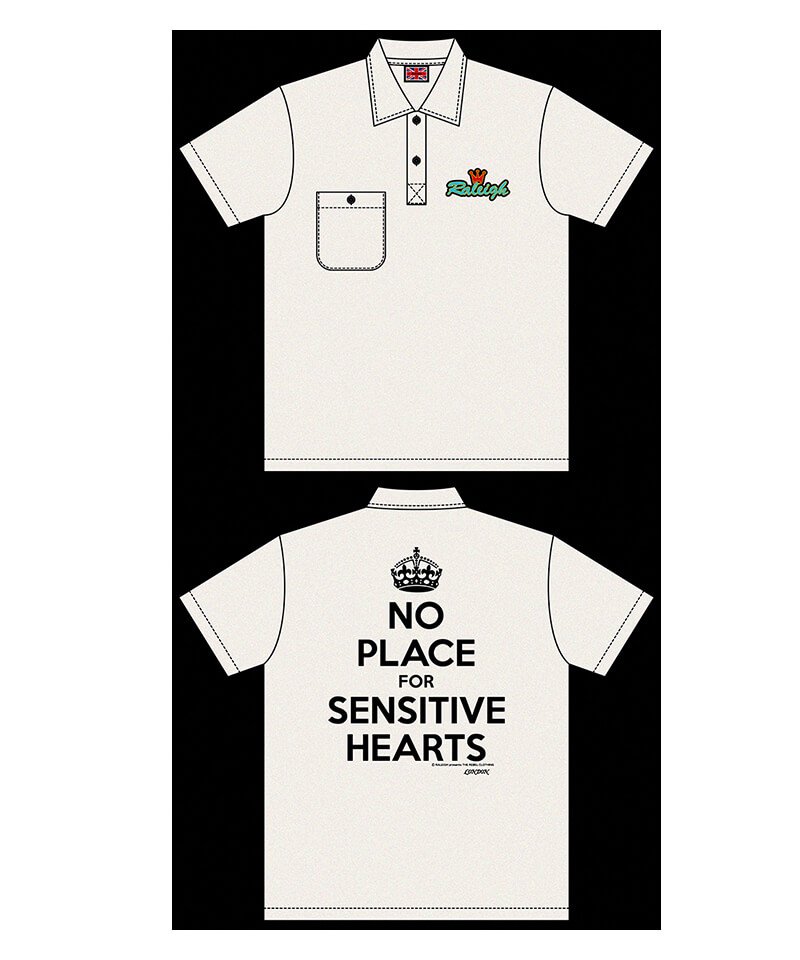 RALEIGH / ラリー（RED MOTEL / レッドモーテル） ｜“NO PLACE FOR SENSITIVE HEARTS(在広東少年)” CROWN POLO SHIRTS (VANILLA WHITE)商品画像21