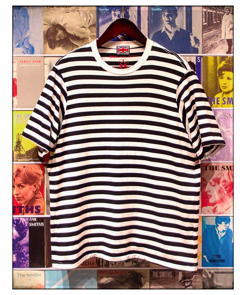 RALEIGH / ラリー（RED MOTEL / レッドモーテル） ｜“You Are The Paradise” BORDER S/S T-SHIRTS (WHITE×BLACK / Loose Fit)商品画像15
