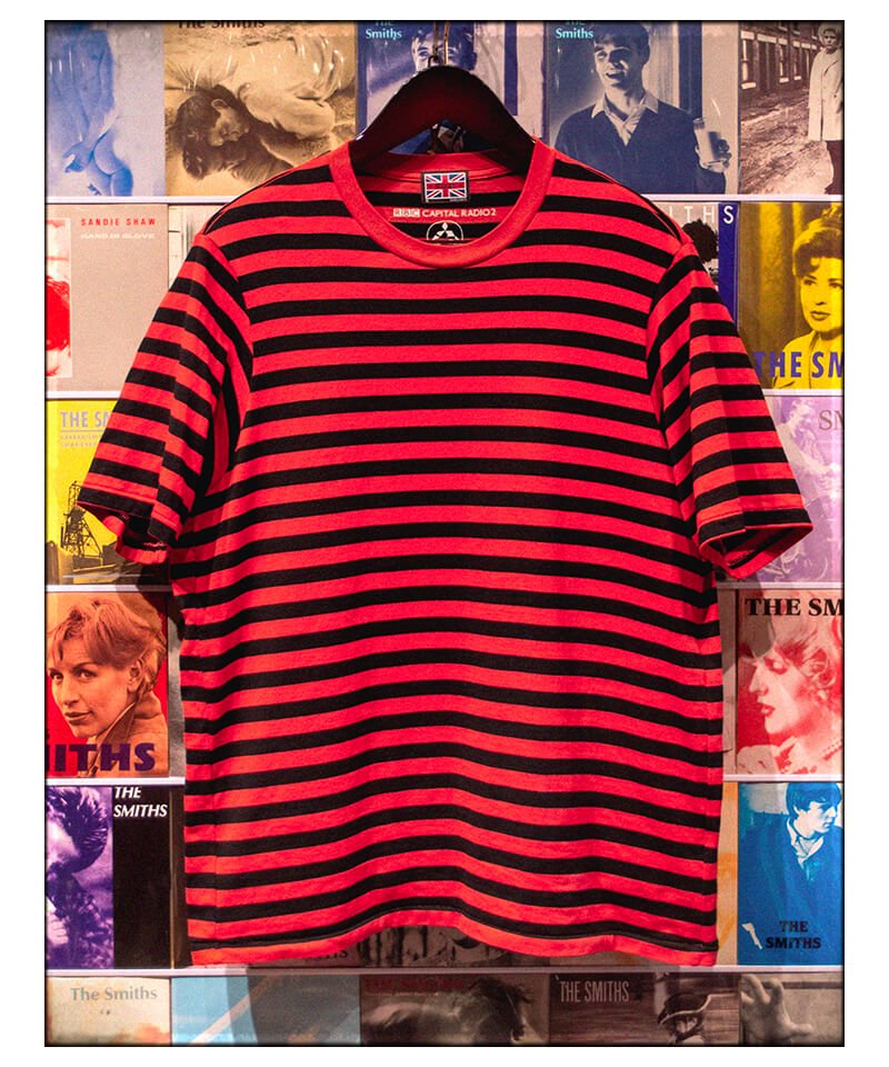 RALEIGH / ラリー (RED MOTEL / レッドモーテル)【 “You Are The Paradise” BORDER S/S  T-SHIRTS (RED×BLACK / Loose Fit) 】- SIDEMILITIA inc.の通販サイト