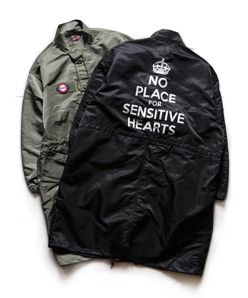 RALEIGH / ラリー（RED MOTEL / レッドモーテル） ｜“NO PLACE FOR SENSITIVE HEARTS (ヌーヴェルヴァーグ)” M-65 FIELD COAT + VELCRO MORALE PATCH SET (BLACK)商品画像13