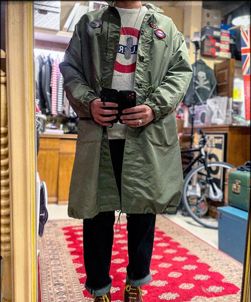 STYLE / スタイル ｜ RALEIGH / “NO PLACE FOR SENSITIVE HEARTS” M-65 FIELD COAT + VELCRO MORALE PATCH SET (GREEN)商品画像