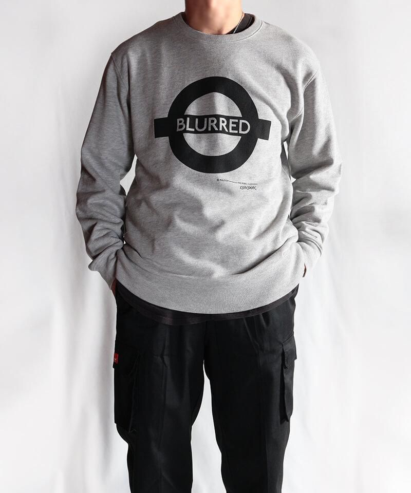 RALEIGH / ꡼RED MOTEL / åɥ⡼ƥ á7 DAYS BLURRED London Tube C/N SWEAT(VINTAGE GREY)ʲ12