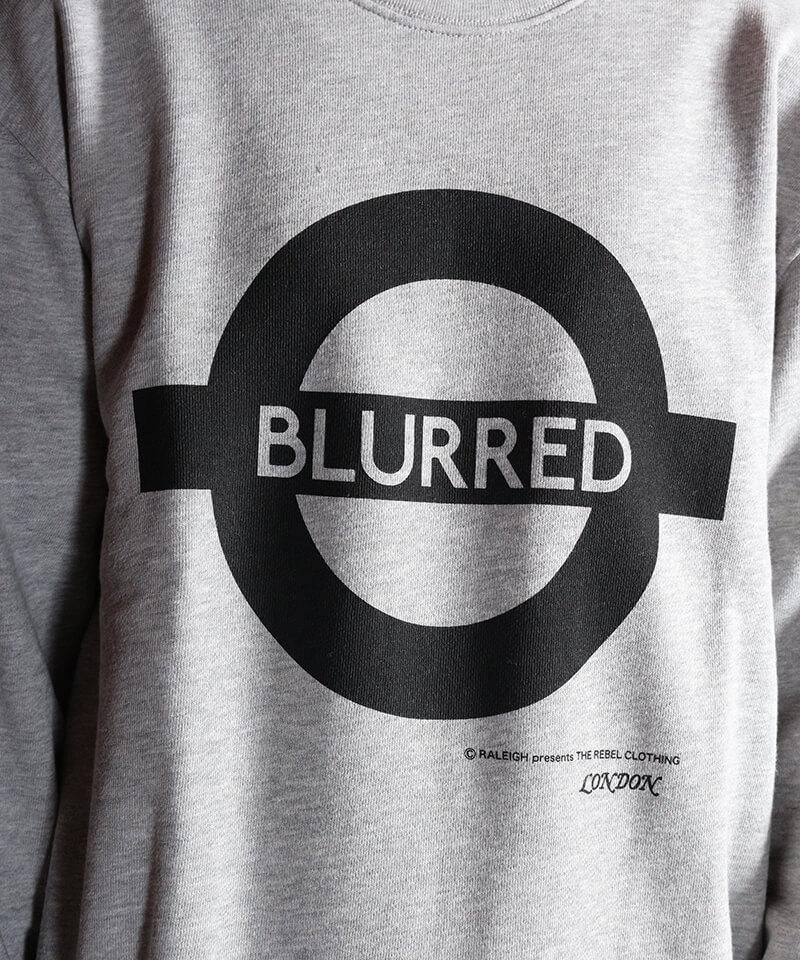 RALEIGH / ꡼RED MOTEL / åɥ⡼ƥ á7 DAYS BLURRED London Tube C/N SWEAT(VINTAGE GREY)ʲ16