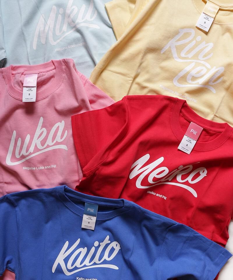 初音ミク × PIIT【 Logo Print Tee | ロゴプリントTシャツ