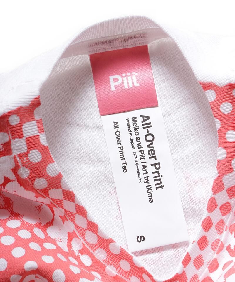 初音ミク × PIIT【 All-Over Print Tee | オールオーバー