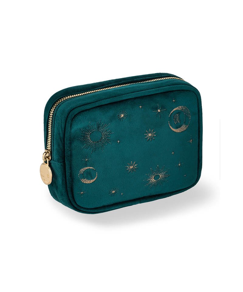 NIL DUE / NIL UN TOKYO ／ ニル デュエ / ニル アン トーキョー【 VELOUR MULTI POUCH (BLUISH  GREEN) 】- SIDEMILITIA inc.の通販サイト