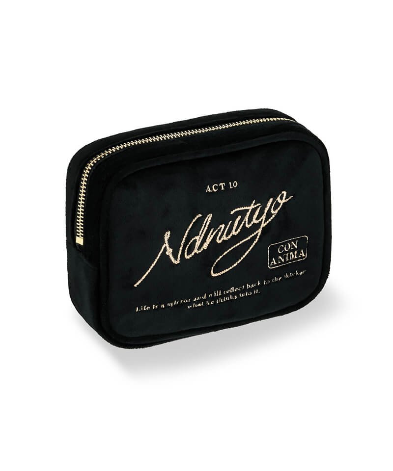 NIL DUE / NIL UN TOKYO ／ ニル デュエ / ニル アン トーキョー【 VELOUR MULTI POUCH (BLACK)  】- SIDEMILITIA inc.の通販サイト