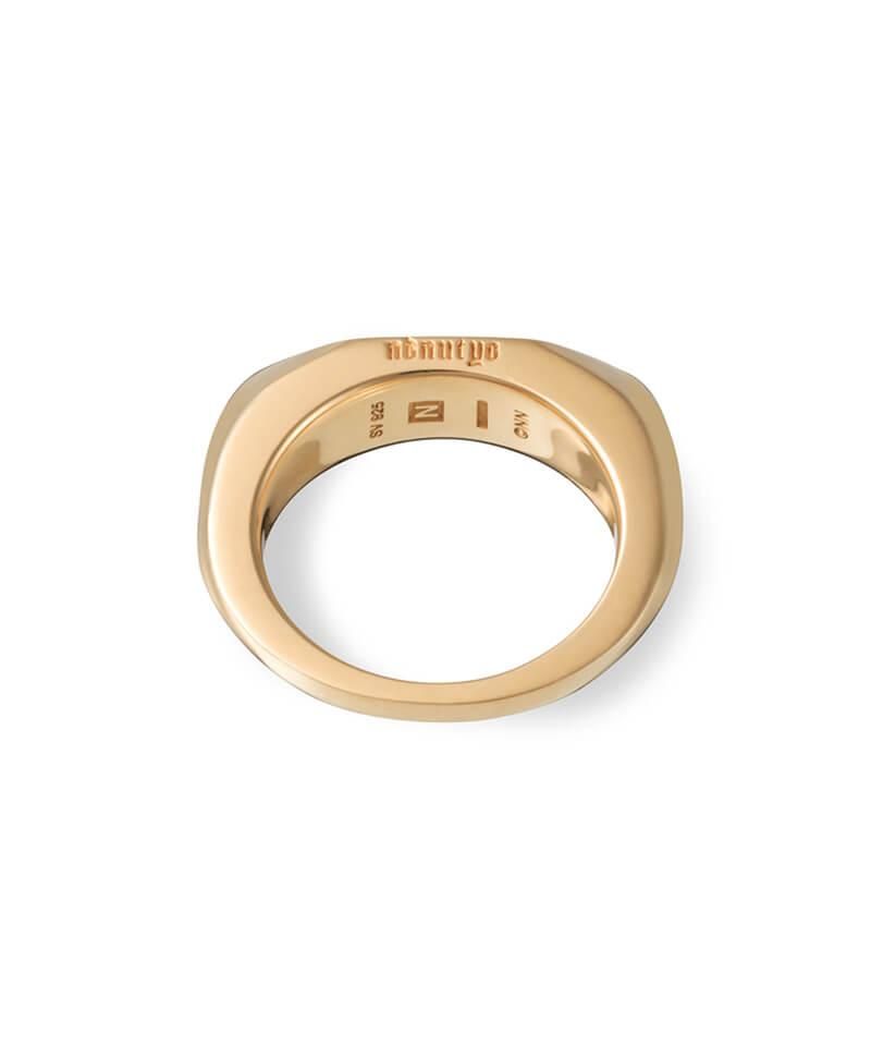 NIL DUE / NIL UN TOKYO ／ ニル デュエ / ニル アン トーキョー【 DOUBLE SIGNET RING (GOLD) 】-  SIDEMILITIA inc.の通販サイト