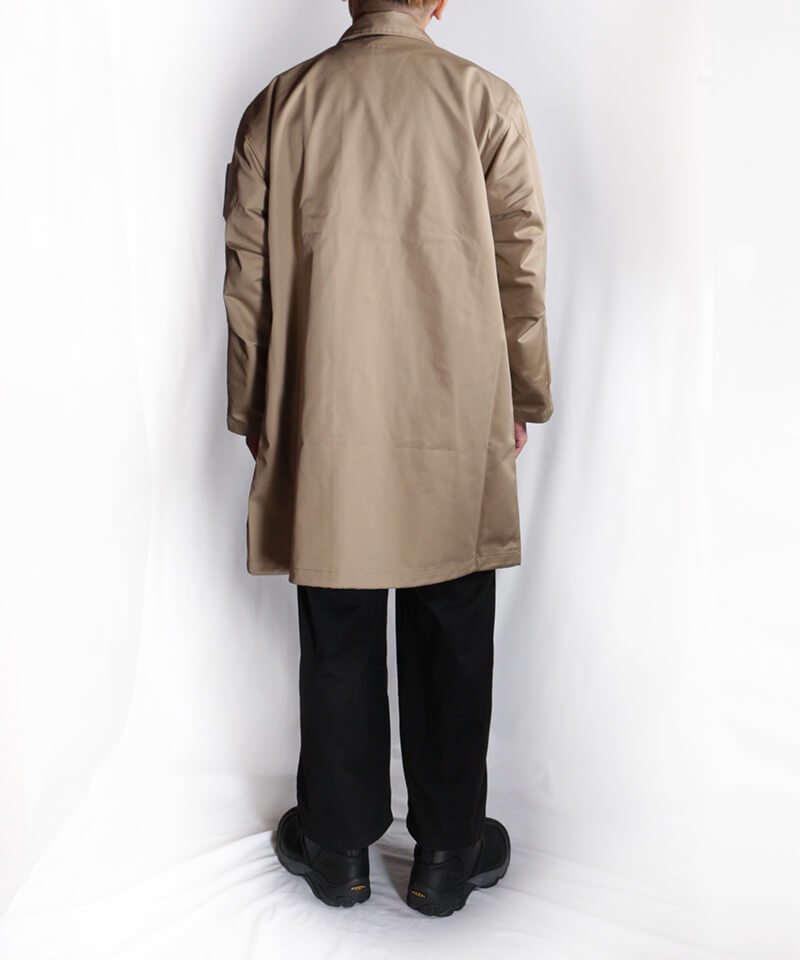 RALEIGH / ラリー（RED MOTEL / レッドモーテル） ｜“BAND OF OUTSIDERS (はみだし者のアレイウェイ)” SOUTIEN COLLAR SPRING COAT + VELCRO MORALE PATCH SET (BEIGE)商品画像17