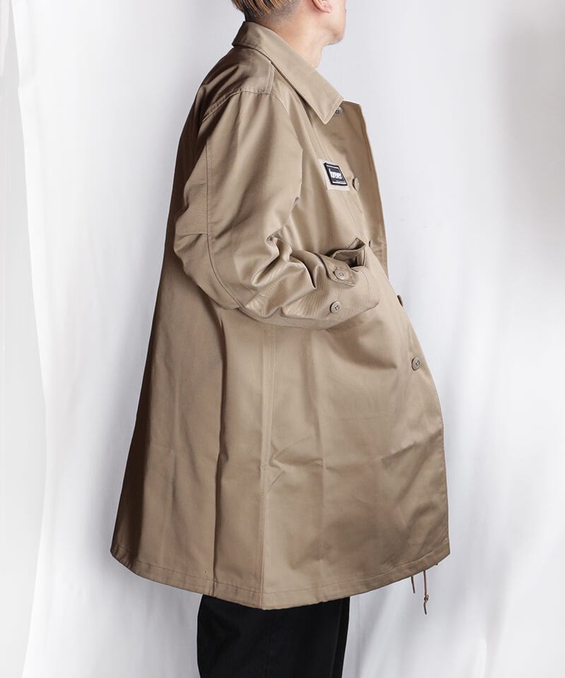 RALEIGH / ラリー（RED MOTEL / レッドモーテル） ｜“BAND OF OUTSIDERS (はみだし者のアレイウェイ)” SOUTIEN COLLAR SPRING COAT + VELCRO MORALE PATCH SET (BEIGE)商品画像19