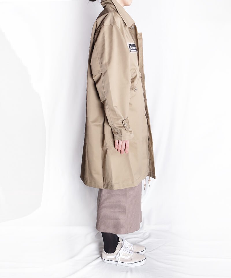 RALEIGH / ラリー（RED MOTEL / レッドモーテル） ｜“BAND OF OUTSIDERS (はみだし者のアレイウェイ)” SOUTIEN COLLAR SPRING COAT + VELCRO MORALE PATCH SET (BEIGE)商品画像24