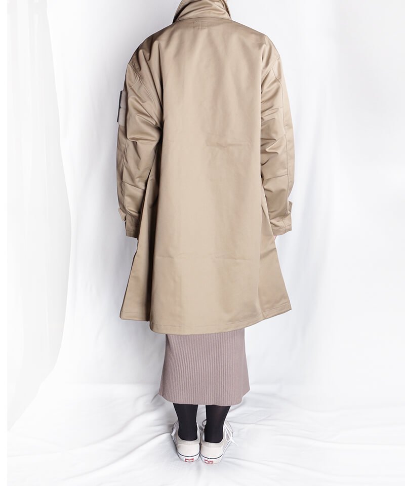 RALEIGH / ラリー（RED MOTEL / レッドモーテル） ｜“BAND OF OUTSIDERS (はみだし者のアレイウェイ)” SOUTIEN COLLAR SPRING COAT + VELCRO MORALE PATCH SET (BEIGE)商品画像25