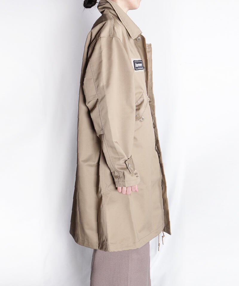 RALEIGH / ラリー（RED MOTEL / レッドモーテル） ｜“BAND OF OUTSIDERS (はみだし者のアレイウェイ)” SOUTIEN COLLAR SPRING COAT + VELCRO MORALE PATCH SET (BEIGE)商品画像27