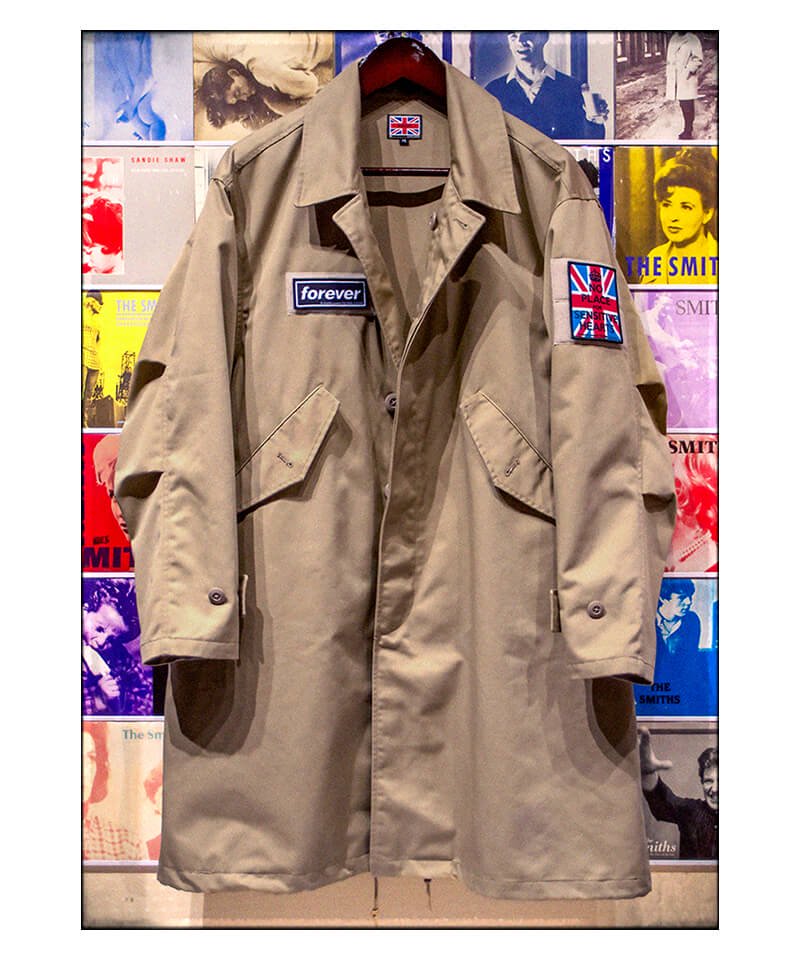 RALEIGH / ラリー（RED MOTEL / レッドモーテル） ｜“BAND OF OUTSIDERS (はみだし者のアレイウェイ)” SOUTIEN COLLAR SPRING COAT + VELCRO MORALE PATCH SET (BEIGE)商品画像31