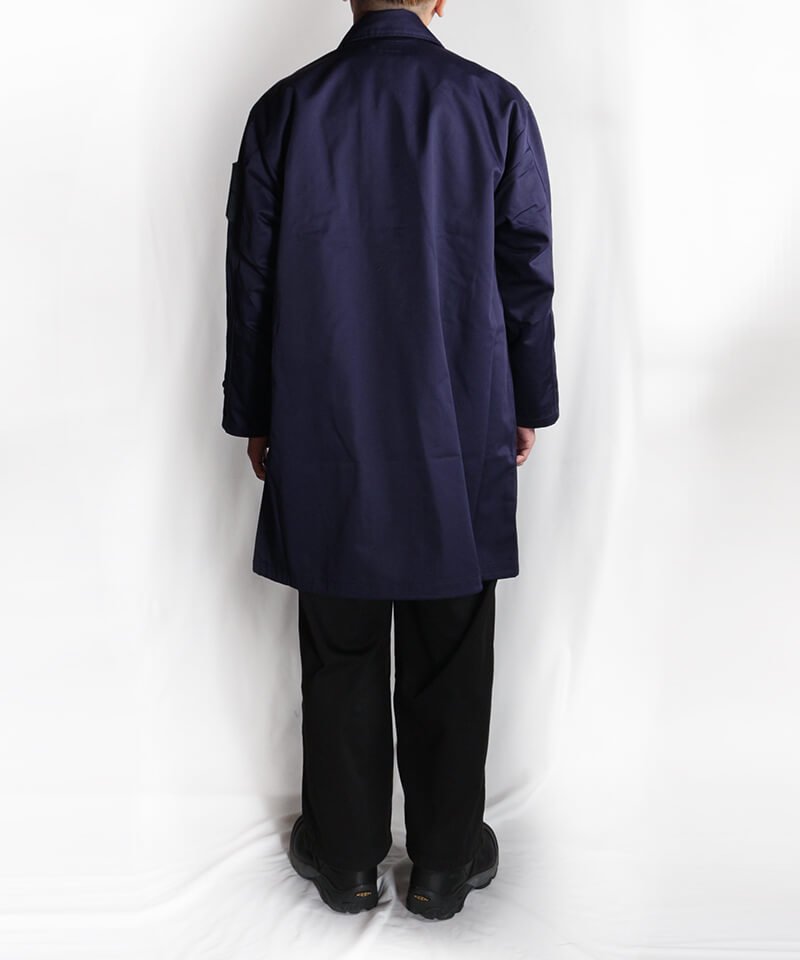 RALEIGH / ラリー（RED MOTEL / レッドモーテル） ｜“BAND OF OUTSIDERS (はみだし者のアレイウェイ)” SOUTIEN COLLAR SPRING COAT + VELCRO MORALE PATCH SET (NAVY)商品画像16