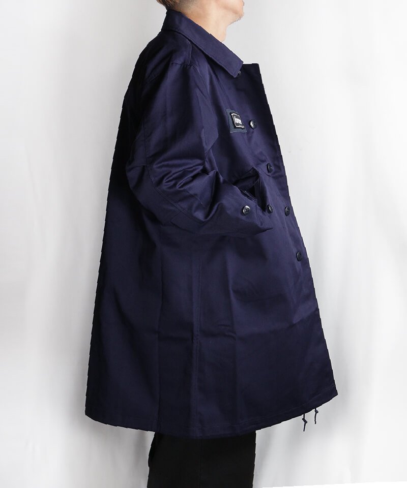 RALEIGH / ラリー（RED MOTEL / レッドモーテル） ｜“BAND OF OUTSIDERS (はみだし者のアレイウェイ)” SOUTIEN COLLAR SPRING COAT + VELCRO MORALE PATCH SET (NAVY)商品画像18
