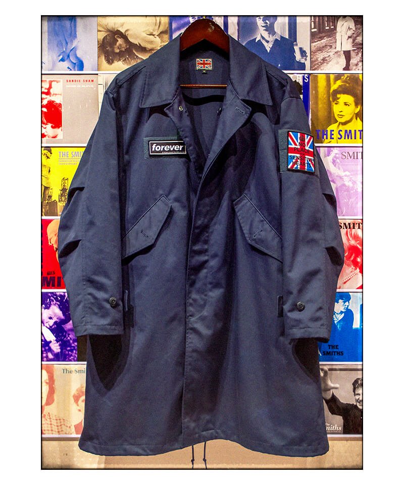 RALEIGH / ラリー（RED MOTEL / レッドモーテル） ｜“BAND OF OUTSIDERS (はみだし者のアレイウェイ)” SOUTIEN COLLAR SPRING COAT + VELCRO MORALE PATCH SET (NAVY)商品画像23
